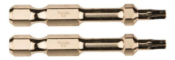 MAKITA B-28232 BITY MAGNETYCZNE TORX T15 IMPACT GOLD 2 SZT