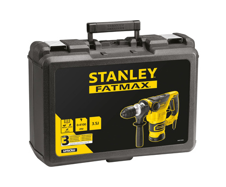 STANLEY FATMAX FME1250K - MŁOTOWIERTARKA 1250W 3,5J Z UCHWYTEM SDS-PLUS
