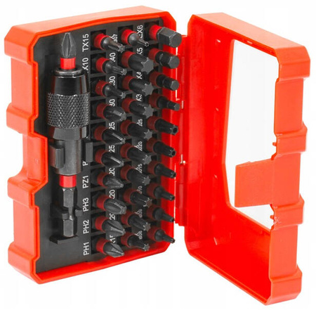 VERKE V39204 ZESTAW BITÓW UDAROWYCH 32 SZTUK