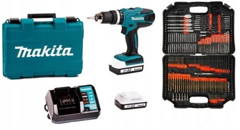 MAKITA HP457DWE Wkrętarka z Udarem + VERKE 246szt