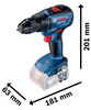 BOSCH GSR 18V-50 WIERTARKO-WKRĘTARKA 18V + 2x5,0Ah + WALIZKA