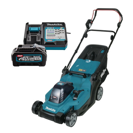 MAKITA LM004GM103 AKUMULATOROWA KOSIARKA DO TRAWY 43CM 50L 40V MAX XGT LI-ION + akumulator 4,0Ah 40V XGT + ładowarka
