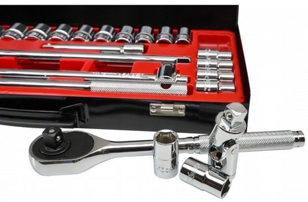 VERKE ZESTAW KLUCZY NASADOWYCH 24 EL 1/2″ WALIZKA