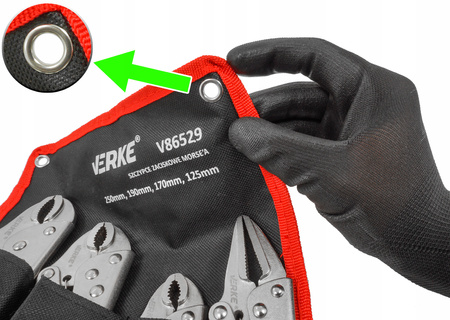 VERKE V86529 SZCZYPCE ZACISKOWE MORSEA - ZESTAW 4 SZTUKI