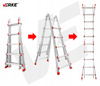 VERKE V87101 DRABINA WIELOFUNKCYJNA PRZEGUBOWA SKŁADANA ALUMINIOWA MOCNA 150KG 4x5