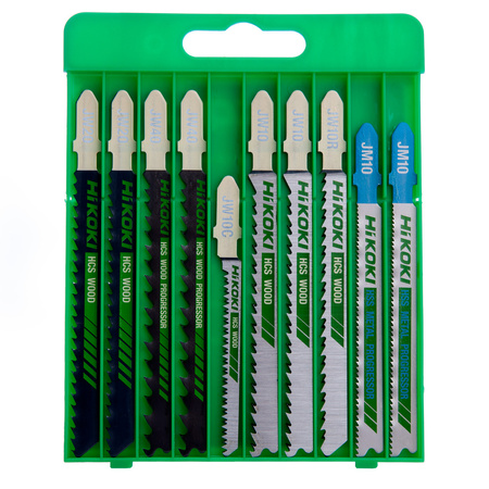 HiKOKI 750049 ZESTAW BRZESZCZOTÓW DO WYRZYNARKI 10 SZTUK
