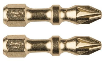MAKITA B-42226 2 x BIT PZ2 30mm IMPACT GOLD
