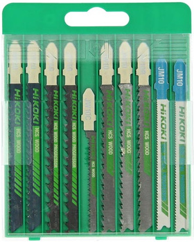 HiKOKI 750049 ZESTAW BRZESZCZOTÓW DO WYRZYNARKI 10 SZTUK