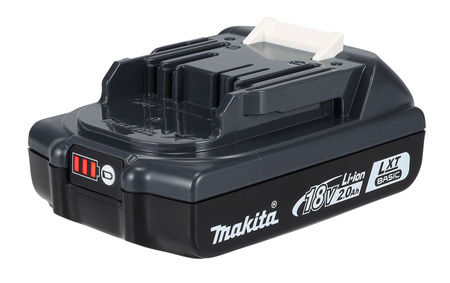 MAKITA ZESTAW ZASILAJĄCY LXT BASIC® – ŁADOWARKA DC18WA + 2x AKUMULATOR BLB182 2,0 AH
