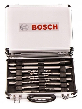 BOSCH Zestaw Wierteł i Dłut w Aluminiowej walizce
