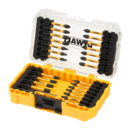 DEWALT DT70783T ZESTAW 26 SZT. KOŃCÓWEK UDAROWYCH 1/4" EXTREME FLEXTORQ 57MM, SMALL TOUGH CASE+ 