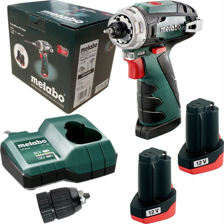 METABO POWERMAXX BS BASIC WIERTARKO-WKRĘTARKA 12V 2x2,0Ah