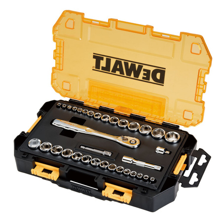 DEWALT DWMT45034-0 ZESTAW 34 SZT. NASADEK 1/4" I 3/8" Z GRZECHOTKĄ