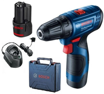 BOSCH GSR 120-Li Wiertarko-wkrętarka 2x 2,0Ah 30Nm