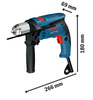 BOSCH GSB 13 RE WIERTARKA UDAROWA 600W