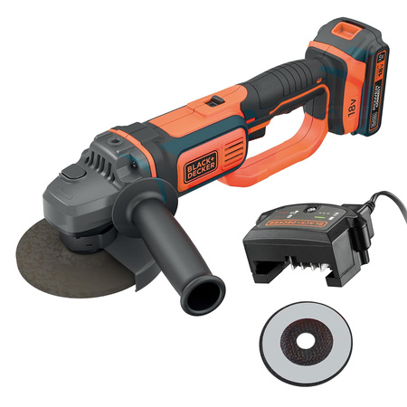 BLACK DECKER BCG720M1 AKU SZLIFIERKA 125mm 4,0Ah