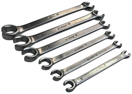 VERKE V35006 KLUCZE DO PRZEWODÓW HAMULCOWYCH 6 szt ETUI