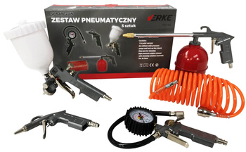 VERKE V81142 Mega ZESTAW do Kompresora Sprężarki 5 sztuk