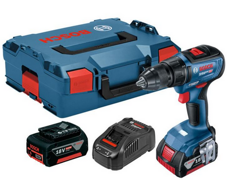 BOSCH GSR 18V-50 WIERTARKO-WKRĘTARKA 18V + 2x5,0Ah + WALIZKA