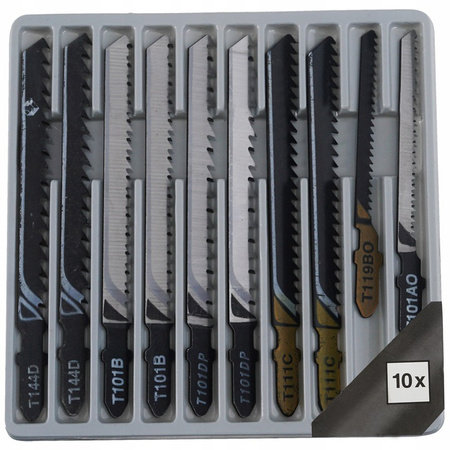 VERKE V05000 ZESTAW BRZESZCZOTÓW DO WYRZYNARKI 10szt