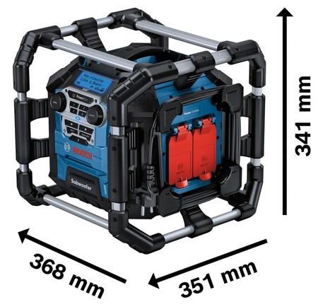 BOSCH GPB 18V-5 SC RADIO BUDOWLANE FM/DAB+ 18V