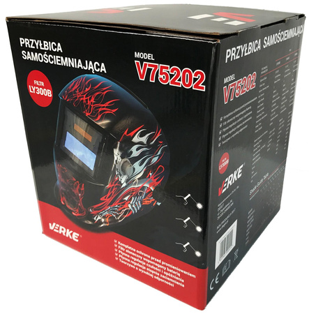 VERKE V75202 PRZYŁBICA MASKA SPAWALNICZA SAMOŚCIEMNIAJĄCA