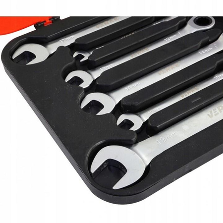 VERKE V35400 KLUCZE PŁASKO OCZKOWE Z GRZECHOTKĄ 8-19 mm D-73520