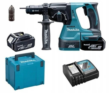 MAKITA DHR243RTJ MŁOTOWIERTARKA 18V SDS+ 2x5,0Ah