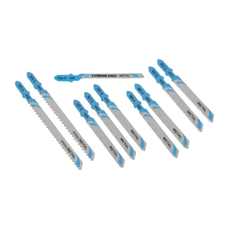 DeWALT DT2292 ZESTAW BRZESZCZOTÓW DO METALU 10 szt