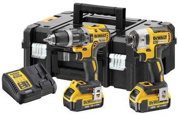 DeWALT DCK268P2T ZESTAW WKRĘTRKA DCD791 ZAKRĘTARKA DCF887 2x5Ah