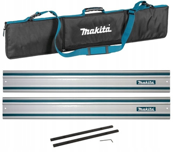 MAKITA ZESTAW 2szt SZYNA 1,5M + POKROWIEC DO SZYNY PROWADZĄCEJ 1,5m + ZŁĄCZE DO SZYNY