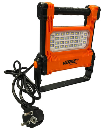 VERKE 2x LAMPA HALOGEN BUDOWLANY 30 LED 230V + STATYW