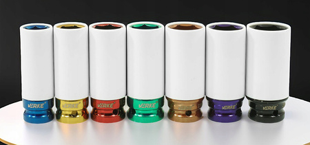 VERKE V86101 NASADKI UDAROWE ½ DO FELG ALUMINIOWYCH KÓŁ ZESTAW 17-27mm