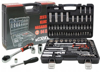 VERKE V39065 PRO KLUCZE NASADOWE 94 SZTUKI ZESTAW WALIZKA