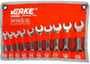 VERKE V35308 KLUCZE PŁASKO-OCZKOWE KRÓTKIE 10 EL. 10-19mm