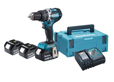 MAKITA DHP484RT3J WKRĘTARKA 18V + 3x5,0Ah + MAKPAC