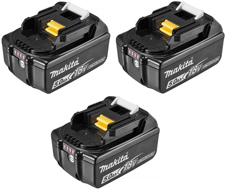 MAKITA DLX2269PT1 ZESTAW SZLIFIEREK 18V 3x5,0Ah DGA508 + DGA900