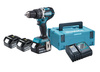 MAKITA DHP484RT3J WKRĘTARKA 18V + 3x5,0Ah + MAKPAC