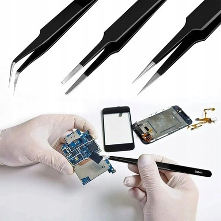 VERKE V39210 PĘSETY PRECYZYJNE 9 SZT