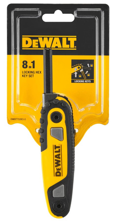 DeWALT DWHT0-70263 KLUCZE IMBUSOWE SKŁADANE 8w1