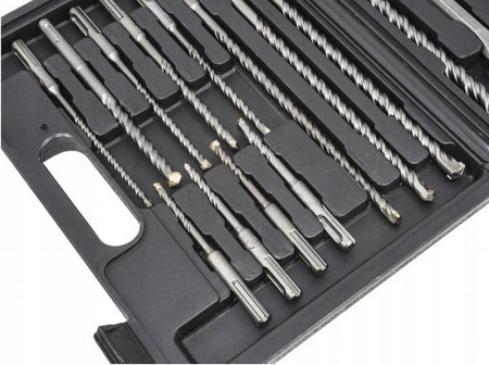 DEGET V05085 Zestaw Wierteł i Dłut SDS-PLUS w walizce