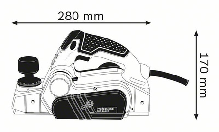BOSCH GHO 26-82 D STRUG 710W 2,6mm + WALIZKA
