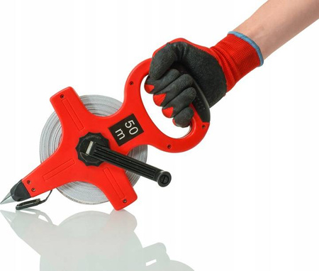 VERKE V06112 TAŚMA MIERNICZA Z UCHWYTEM 50M