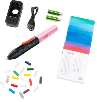 BOSCH GLUEY AKUMULATOROWY PISTOLET DO KLEJU ZESTAW NA PREZENT