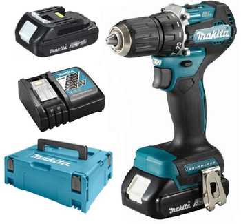 MAKITA DDF487RAJ WKRĘTARKA BEZSZCZOTKOWA 18V 2x2,0AH