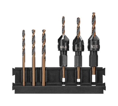 DEWALT DT70779T ZESTAW WIERTEŁ Z POGŁĘBIACZAMI, KOŃCÓWKI UDAROWE FLEXTORQ, "OBRÓĆ I PRACUJ" 25 SZT + Tough case