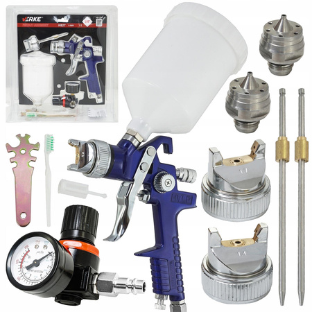 VERKE V81294 PISTOLET LAKIERNICZY HVLP 2xDYSZA 1,4 1,7mm