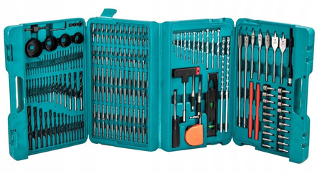 MAKITA DF0300 Wiertarko-Wkrętarka siecowa + OSPRZĘT 217 szt