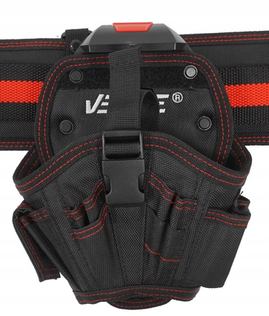 VERKE V33030 PAS NARZĘDZIOWY 3 CZĘŚCIOWY MONTERSKI DEKARSKI BIODROWY