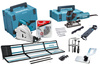 MAKITA MEU029J ZESTAW COMBO ZAGŁĘBIARKA SP6000J + WYRZYNARKA 4351FCTJ + 2X SZYNA 1,5M + ADAPTER